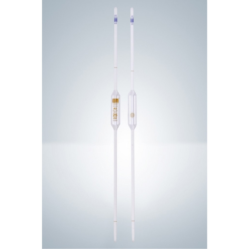 PIPETTE JAUGEE 2 TRAITS CL.AS + CERTIF 3 ML PACK DE 6