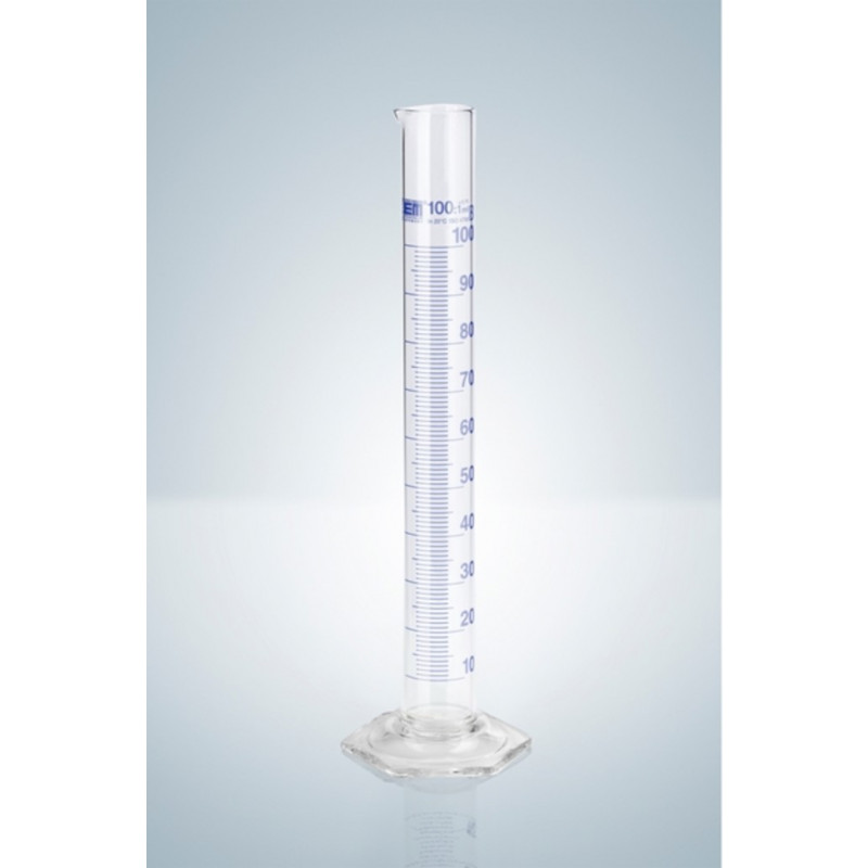 EPROUVETTE VERRE DURAN GRAD. BLEUE CL.B 50ML-X2