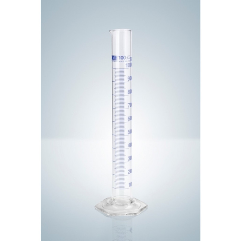 EPROUVETTE VERRE DURAN GRAD. BLEUE CL.B 500ML