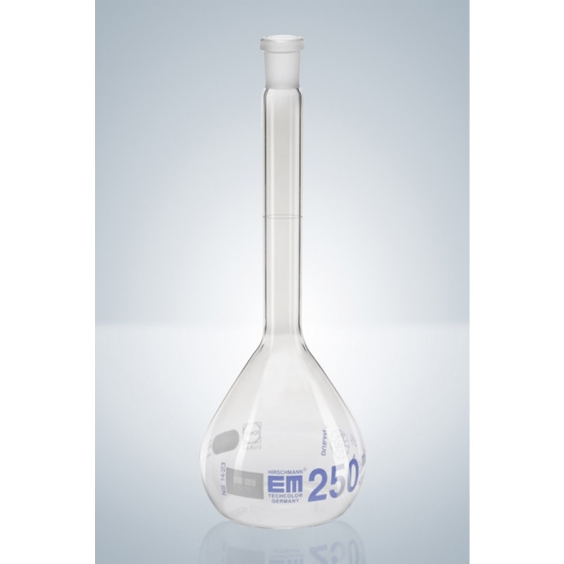 FIOLE JAUGEE DURAN 250ML CL.A BOUCHON PE CERTIFIEE - PACK 2