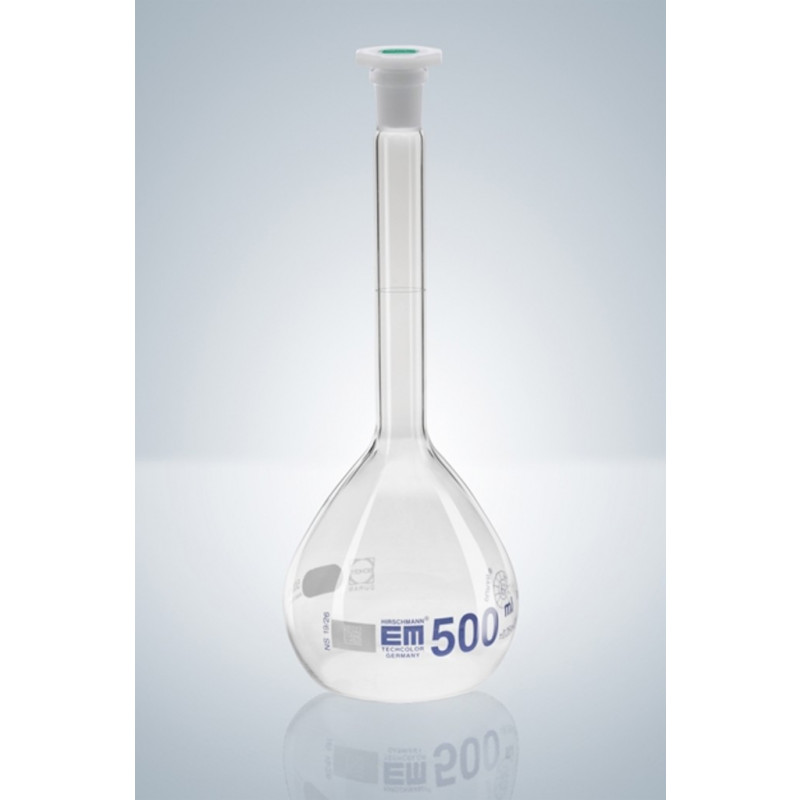 FIOLE JAUGEE DURAN 1000 ML BOUCHON PE CLASSE A + CERTIF