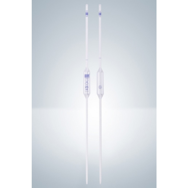 PIPETTE JAUGEE VERRE GRAD.BLUE 1 TRAIT CC CL.AS 10ML-PAR 6