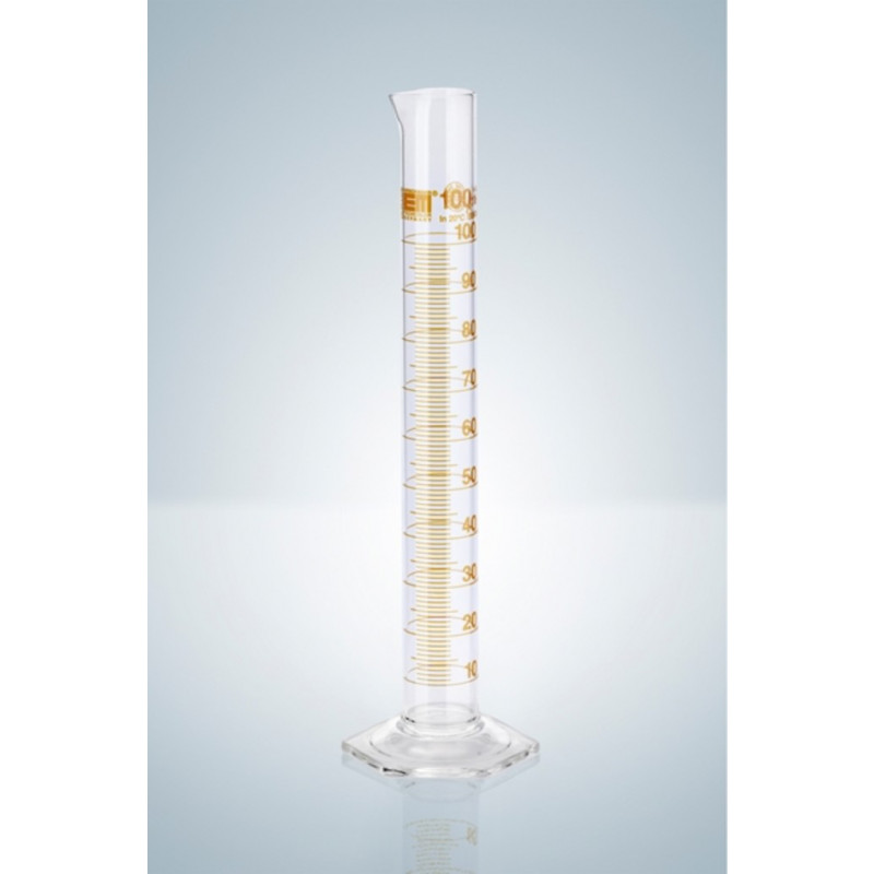 EPROUVETTE GRADUEE FORME HAUTE VERRE DURAN CL. A 100ML - X2