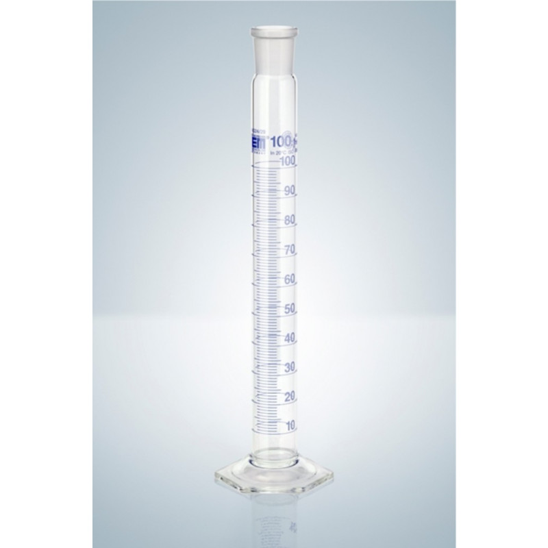 EPROUVETTE GRADUEE BOUCHEE VERRE DURAN CL. A 100ML - X2