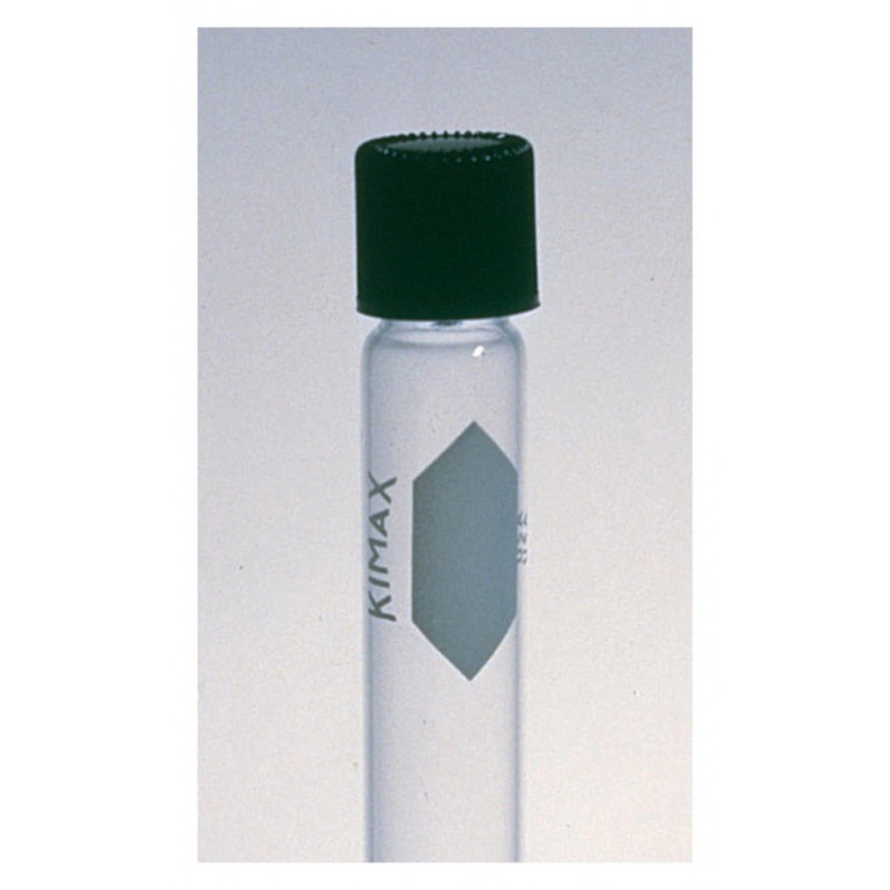TUBE DE CULTURE EN VERRE BORO D.20X125MM & CAPE A VIS -P.192