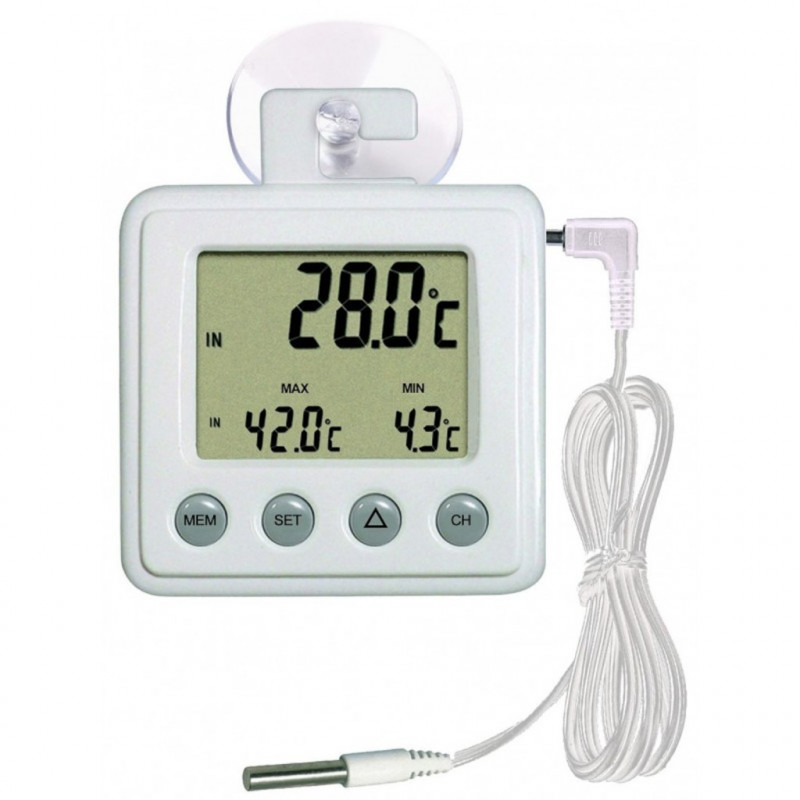 THERMOMETRE MINI/MAXI AIMANTE -50/+70'C +/-1'C