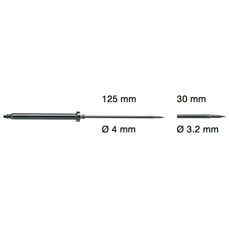 SONDE ALIMENTAIRE TC TYPE T TOUT INOX CABLE TEFLON IP67