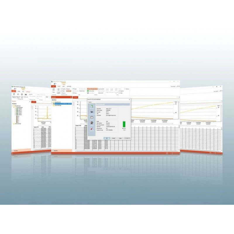 LOGICIEL COMSOFT 21 CFR PART 11 POUR ENREGISTREUR TESTO