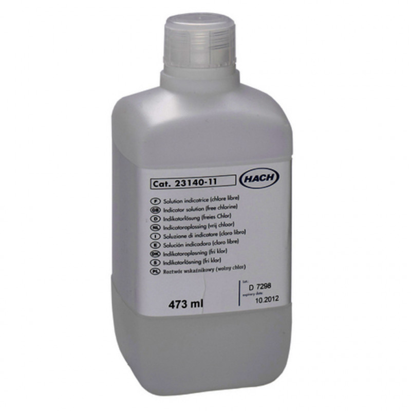 SOLVANT DPD CHLORE LIBRE HACH 2314011 - 473 ML