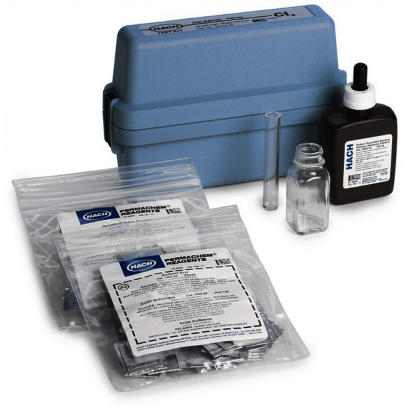 TROUSSE CN-21P CHLORE TOTAL HACH 2444400 - 100 TESTS
