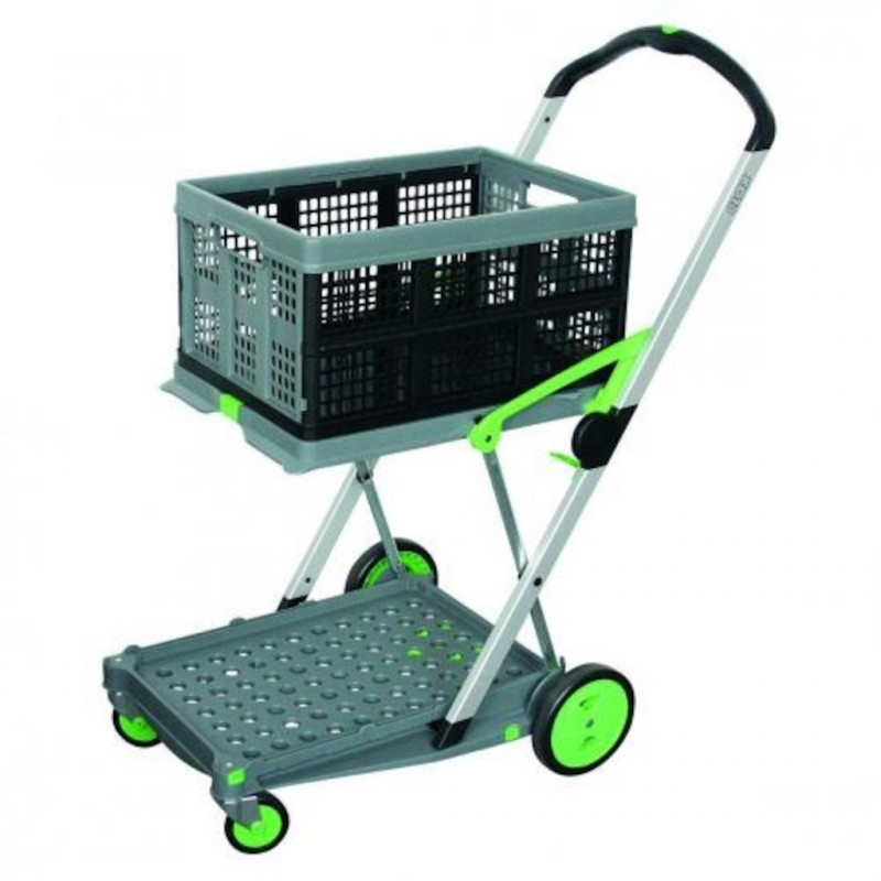 CHARIOT DE LABORATOIRE PLIABLE A ROULETTES