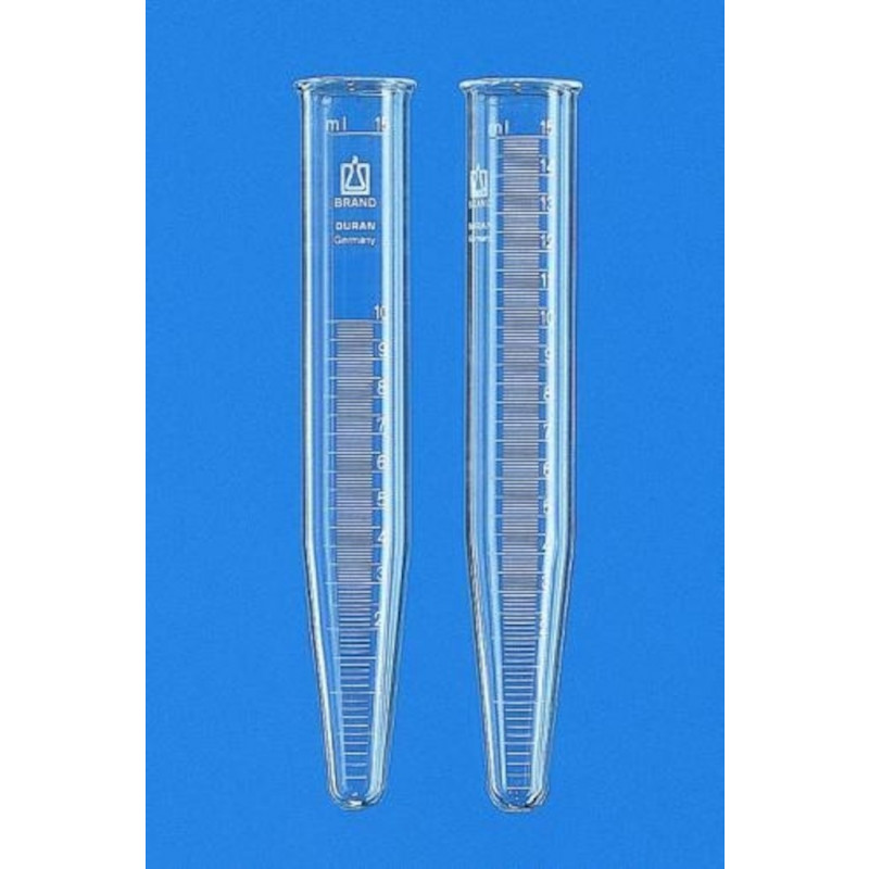 TUBE A CENTRIFUGER AR-GLAS D.17X113MM GRADUE 0-15ML