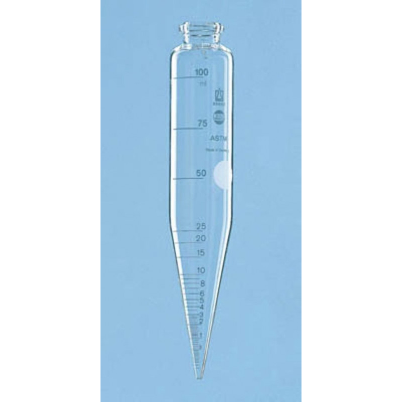 TUBE A CENTRIFUGER CYLINDRO - CONIQUE BRAND ASTM 100 ML