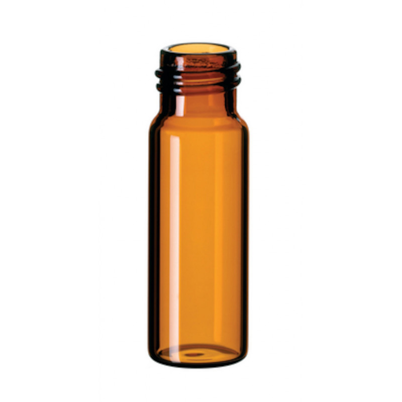 FLACON VERRE AMBRE COL VIS 4ML  SANS BOUCHON PACK 1000