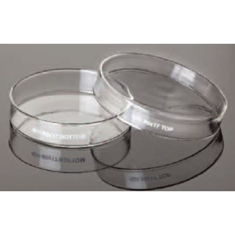 BOITE DE PETRI VERRE BORO D.60MM H.15MM - PACK DE 18