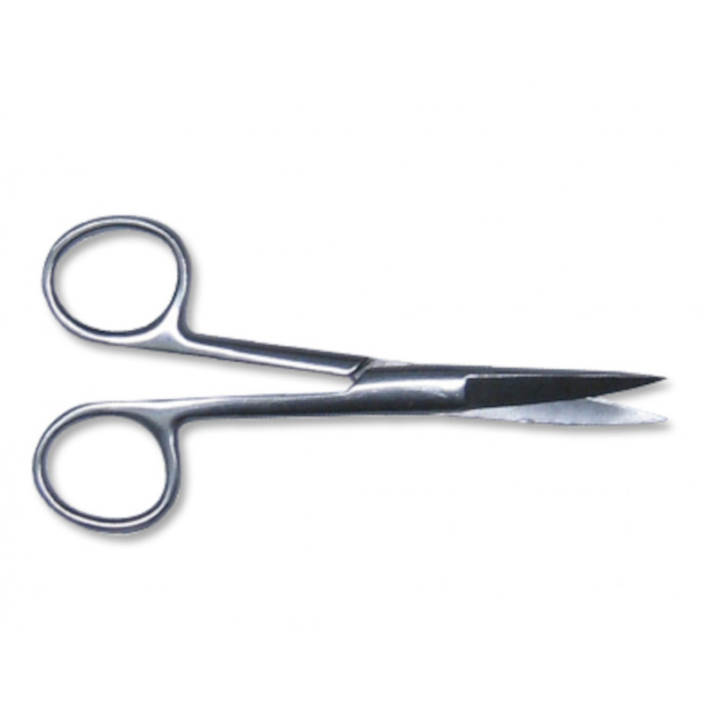 CISEAUX DROITS FINS EN INOX LONGUEUR 140MM - PACK DE 10