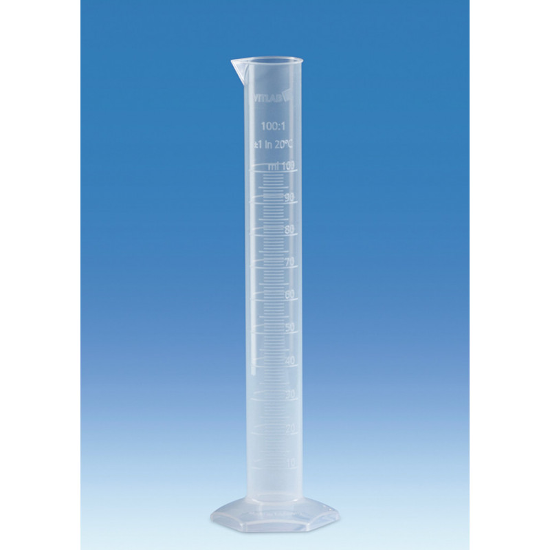 EPROUVETTE EN POLYPROPYLENE VITLAB GRADUEE 1L - PACK DE 6