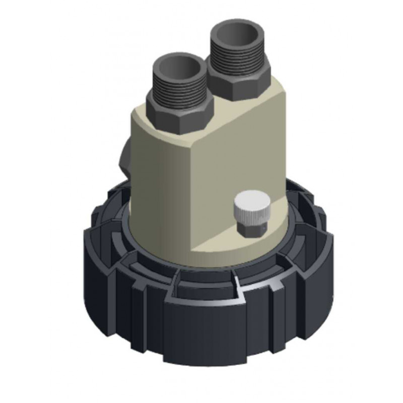 SUR-TETE S2 POUR DEMINERALISATEUR POLYAMIDE (4 TROUS)