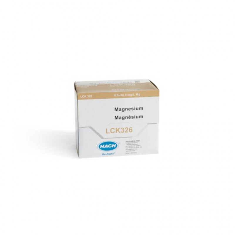 TEST EN CUVE MAGNESIUM 0,5-50 MG/L LCK326 - PACK DE 25
