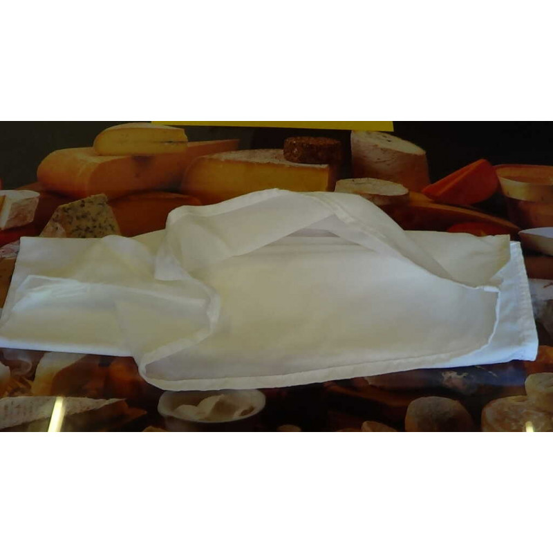 SAC D'EGOUTTAGE POLYPRO GAZE 50X90CM PASSAGE BARRE 12X20CM
