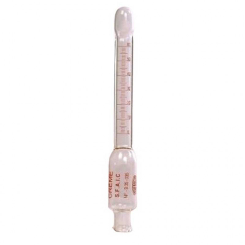 BUTYROMETRE A BUTY LAIT SEC 0-50 EN 1G CONTROLE NF