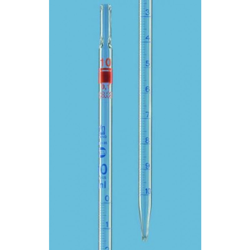 PIPETTE GRADUEE BRAND VERRE DE CHIMIE 1ML EN 0,01ML