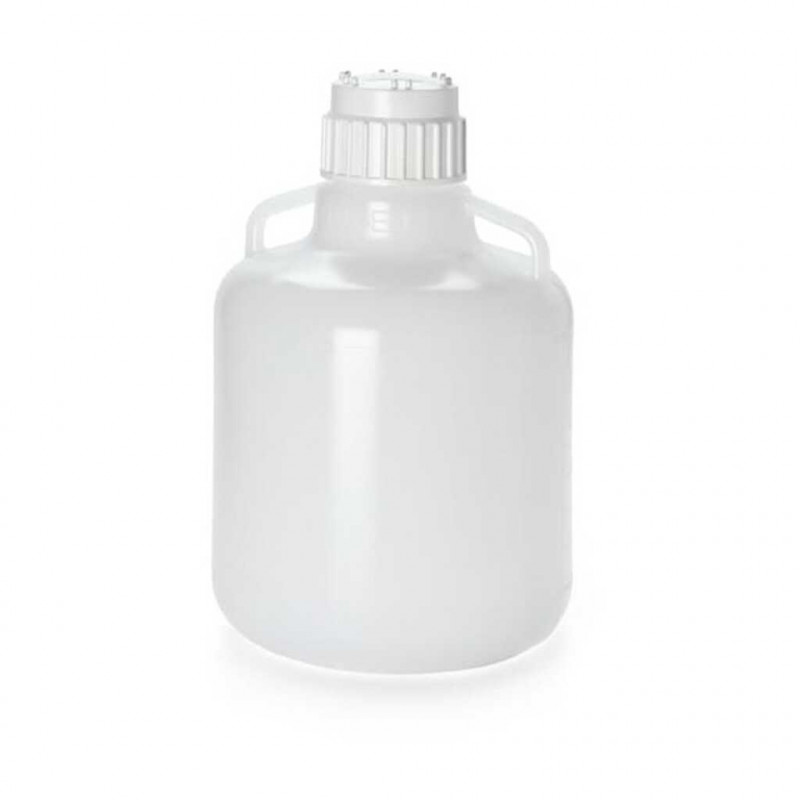 BONBONNE EN LDPE TRANSLUCIDE CAPE A VIS PP - CAPACITE 10L