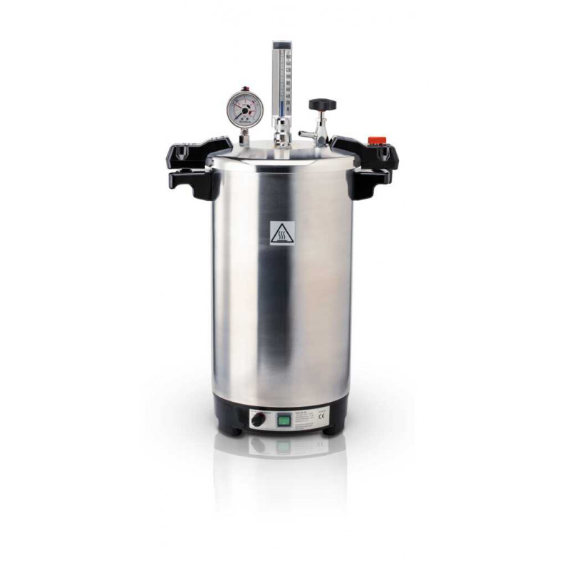 CERTOCLAV EL 115/121'C DE 18L EN ALU AVEC CHAUFFAGE INTEGRE