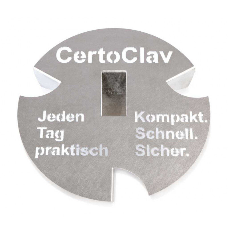 PLATEAU ALUMINUM POUR AUTOCLAVE CERTOCLAV D.22,5X4CM