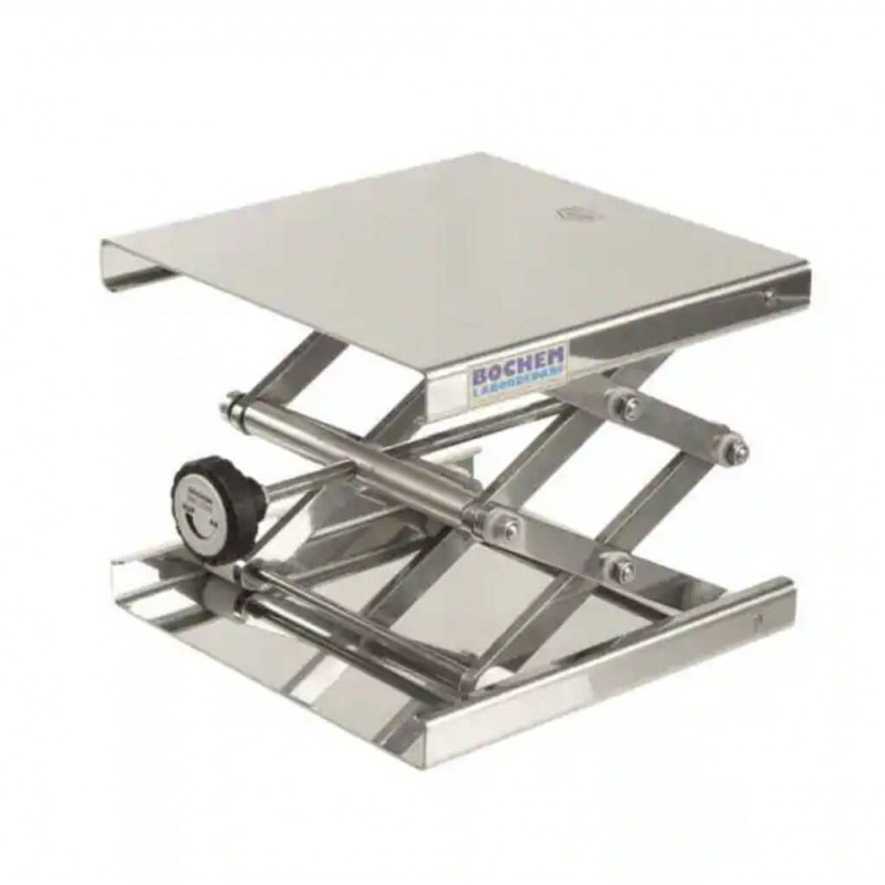 SUPPORT ELEVATEUR MECANIQUE EN INOX 160X130 HAUTEUR 60/275MM