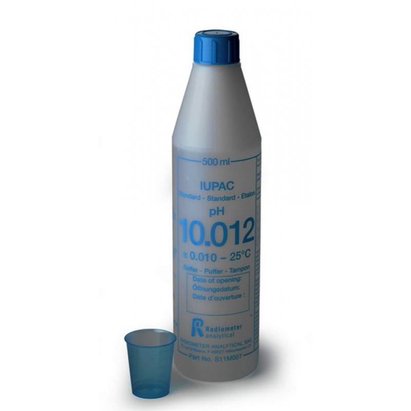SOLUTION TAMPON PH10,012 IUPAC CERTIFIEE DKD - 500ML