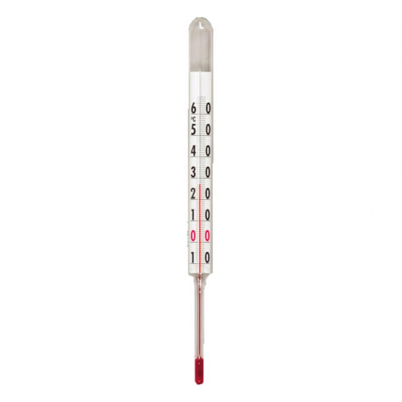 THERMOMETRE INDUSTRIEL A ALCOOL 0/+60'C EN 1'C