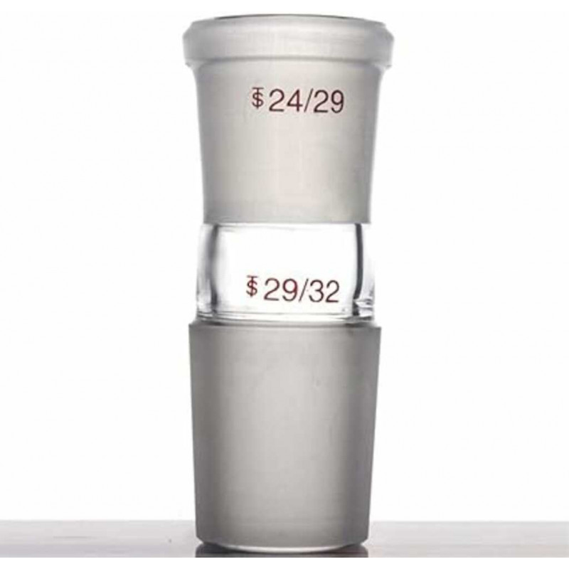 REDUCTEUR EN VERRE RODAGE FEMELLE 24/29- MALE 29/32