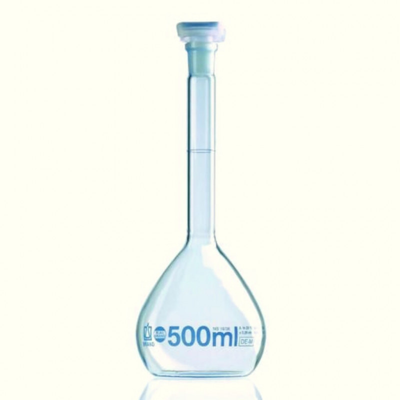 FIOLE JAUGEE BOUCHEE VERRE BORO CL.A CN14/23 - CAP.100ML