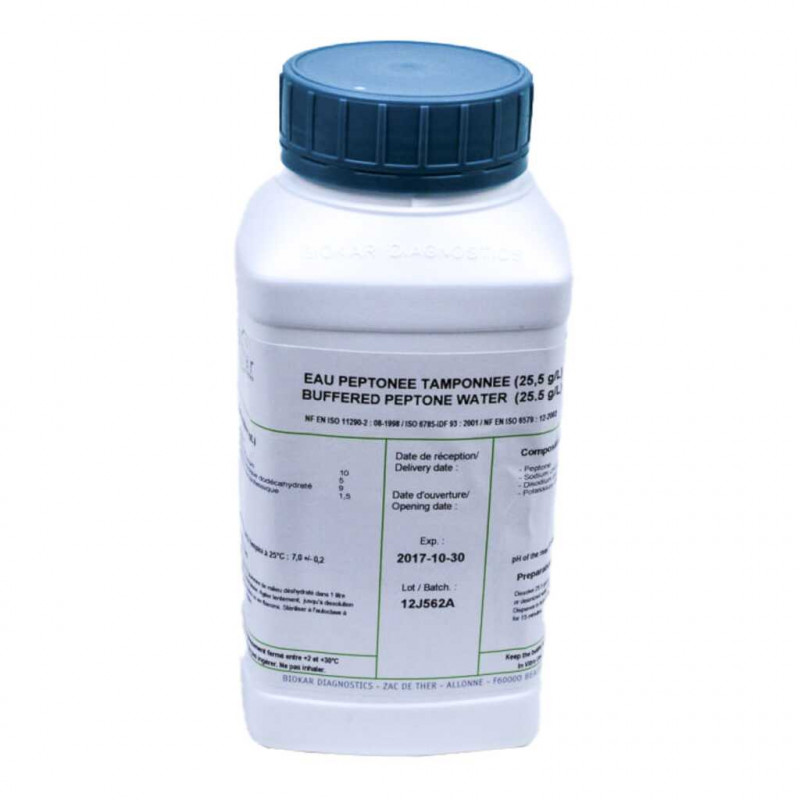 EAU PEPTONEE TAMPONNEE 25,5G/L BK 018 -500G