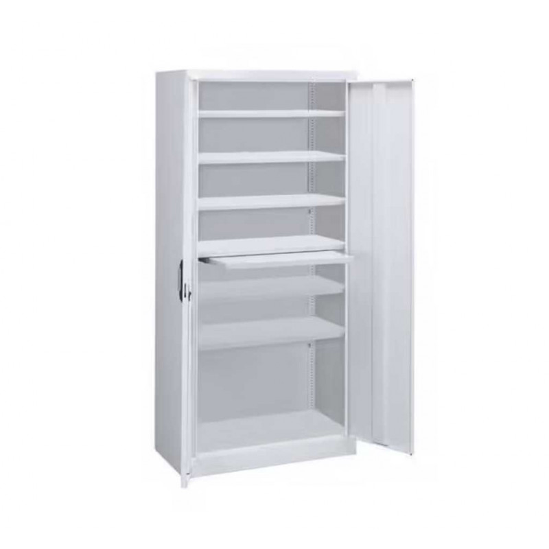 ARMOIRE DE LABORATOIRE ACIER D.930X500X1950MM - 6 TABLETTES