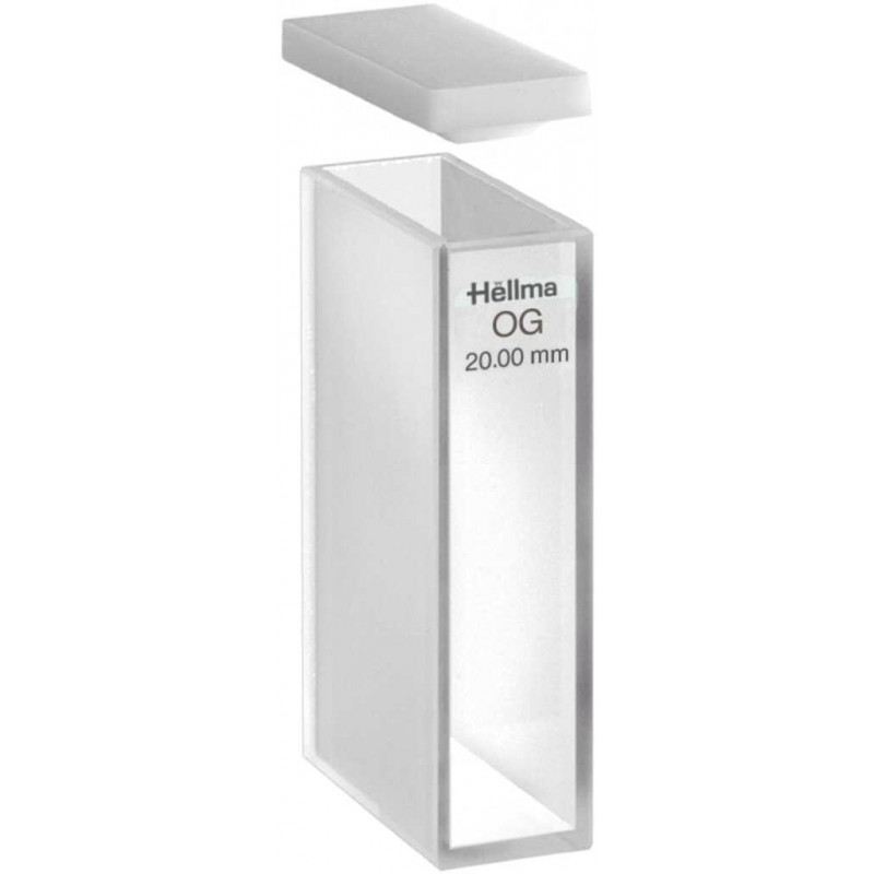 CUVE HELLMA EN VERRE TYPE 6030 T.O.20MM VOL.7000UL