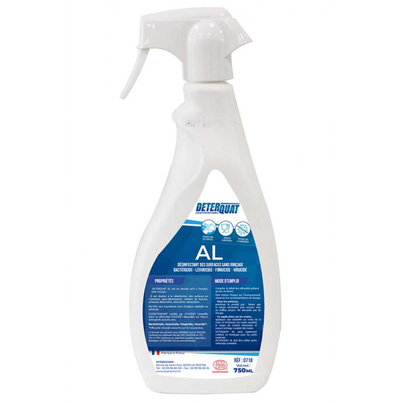 DETERQUAT AL-PULV.12X750ML ECOCERT ECODETERGENT