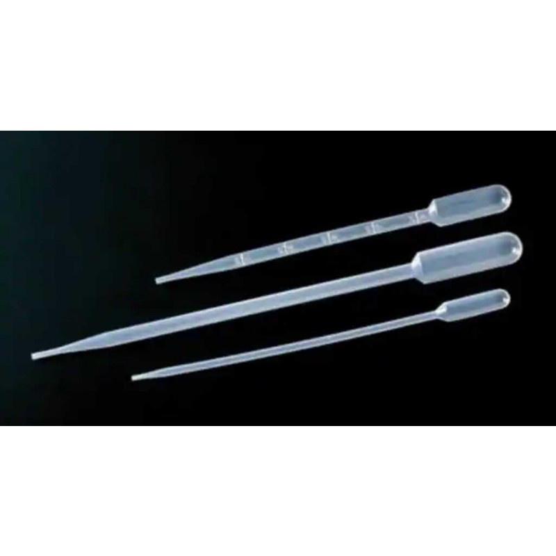 PIPETTES PASTEUR EXTRA LONGUES 5ML L.300MM - 10X100