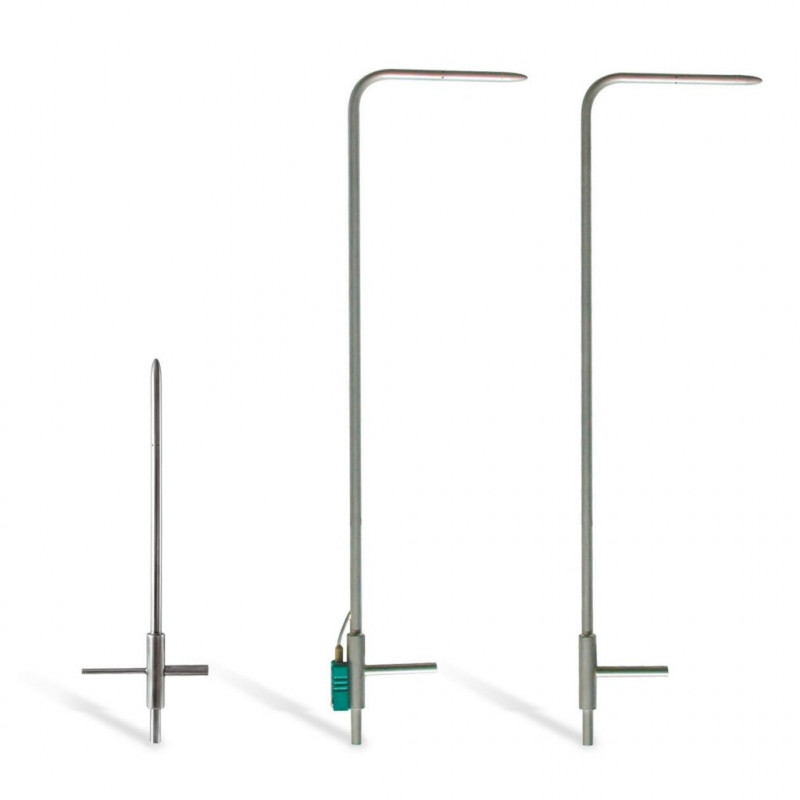 TUBE DE PITOT TYPE L NPL EN INOX LONG.300MM D.3MM