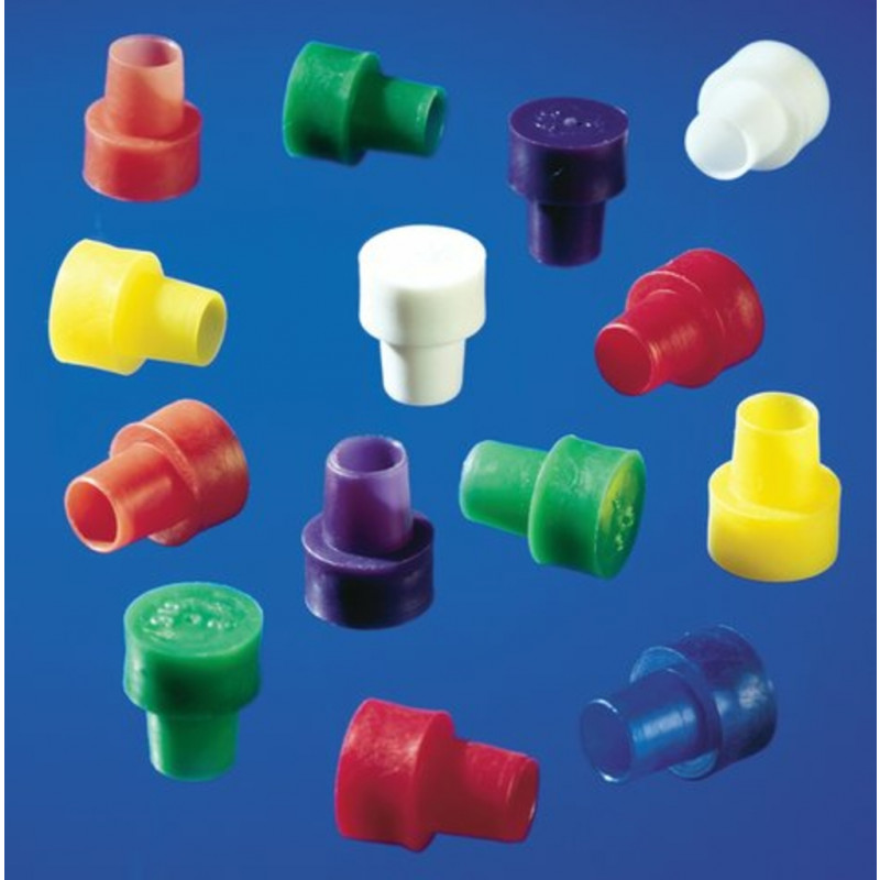 BOUCHON PP POUR TUBE NMR D.5MM VERT - X100