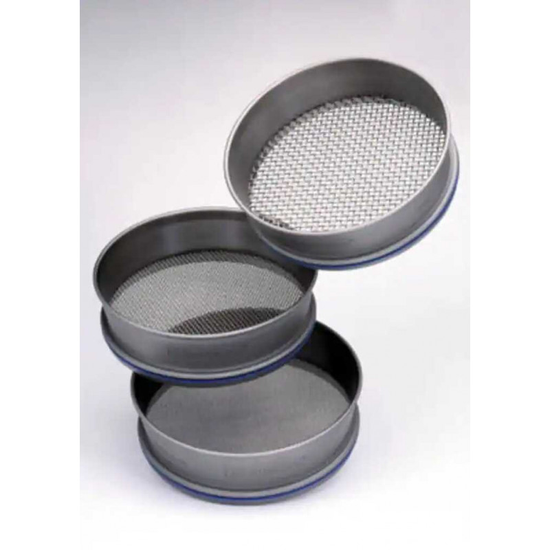 TAMIS ISO 3310 D=200MM H=25MM OUV.4.0MM CERTIF.EN10204 2.1
