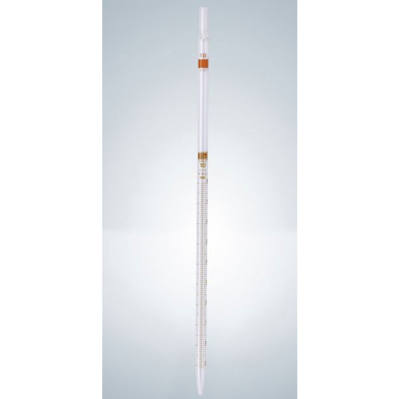 PIPETTE BACTERIOLOGIE SANS BOULE 5 ML EN 0,1 ML