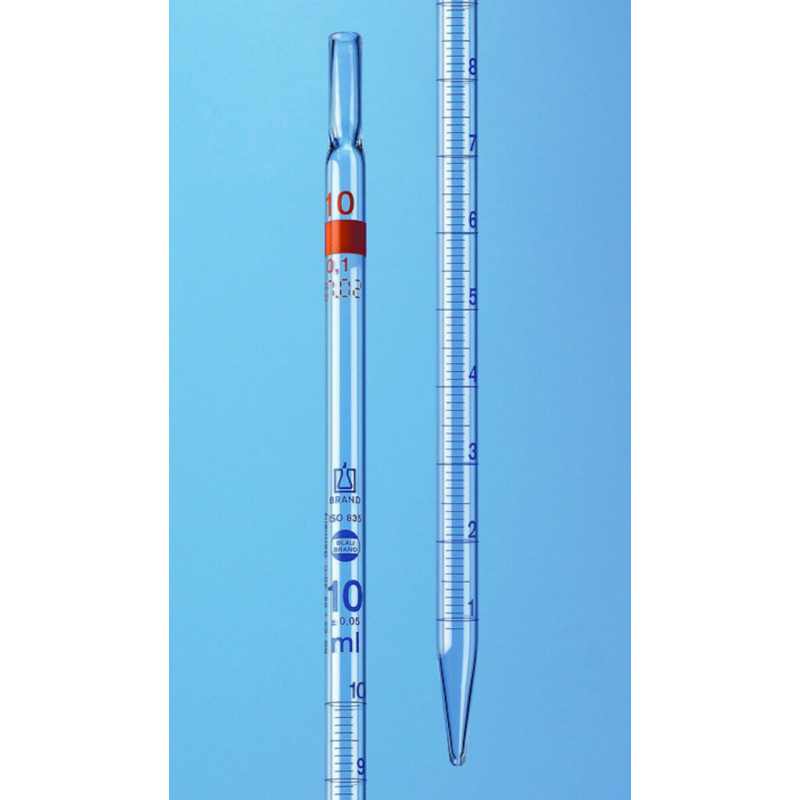 PIPETTE A ECOULEMENT TOTAL CL. AS 10ML EN 0,1 LONG.360MM