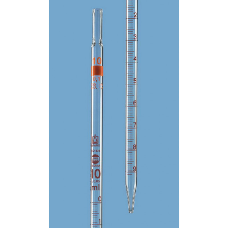 PIPETTE GRADUEE BRAND VERRE CLASSE AS ECOULEMENT TOTAL 2ML