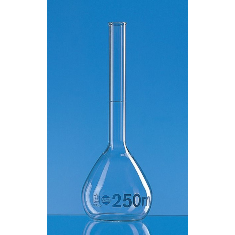 FIOLE JAUGEE VERRE BORO CL.A BLAUBRAND CAP.100ML EN 0,1ML