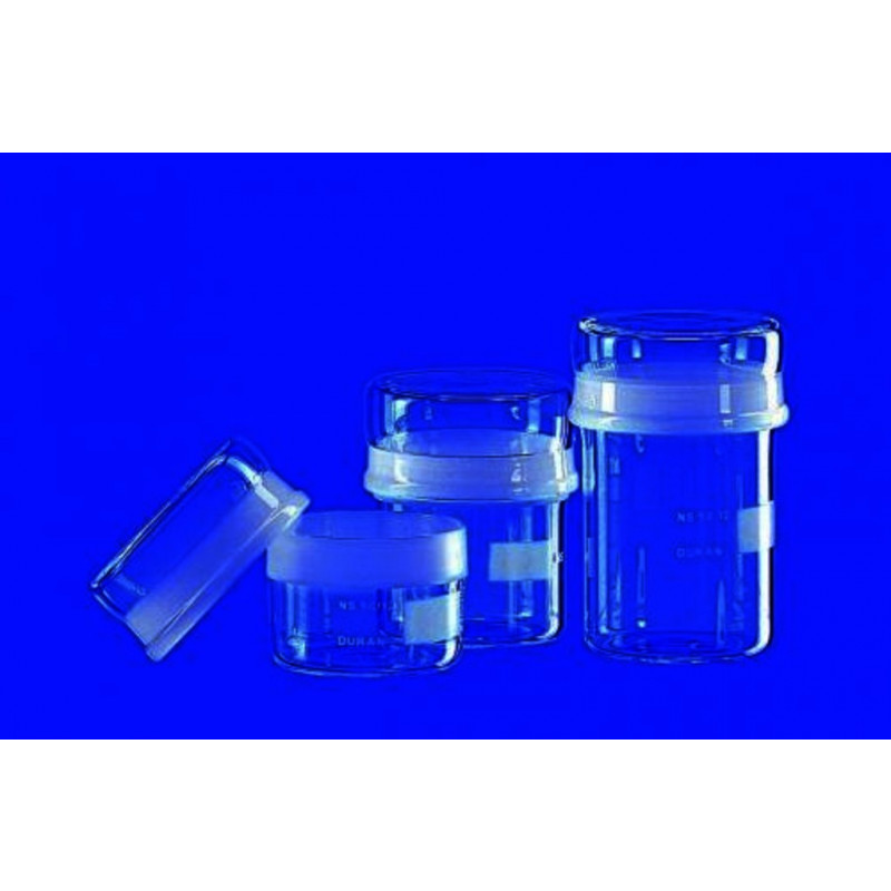 FLACON A TARE VERRE DURAN CAP.38ML D.48MM H.35MM -PACK 6