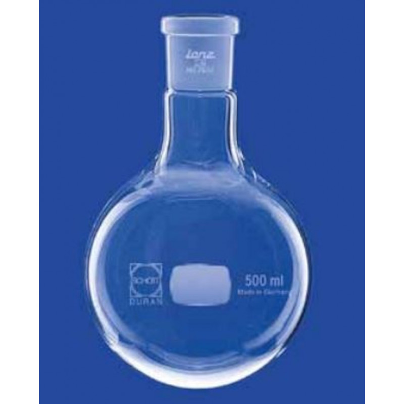 BALLON FOND ROND VERRE DURAN CAP.500ML CN19/26