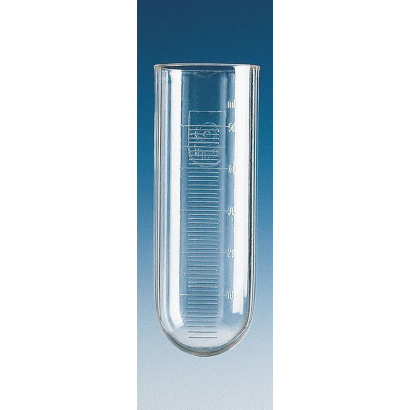 TUBE A CENTRIFUGER EN PC FOND ROND D.41X115MM CAP.100ML