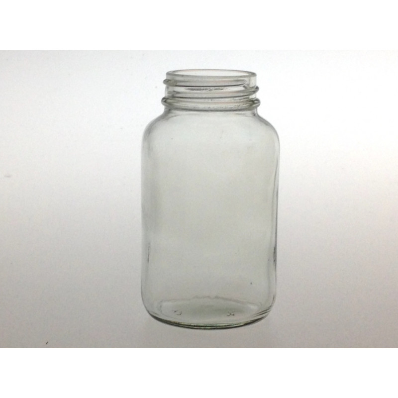 FLACON LABO L.O VERRE BLANC DE 125 ML PACK DE 60